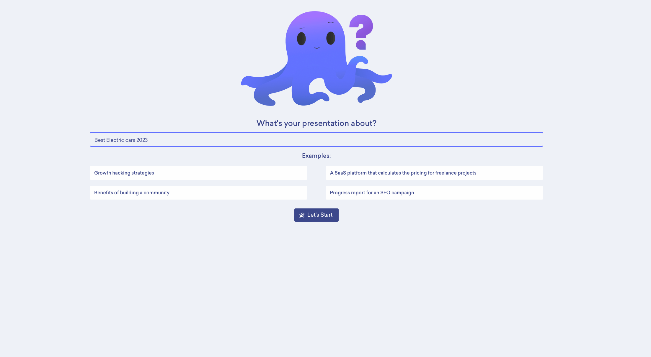 AI powered platform Decktopus