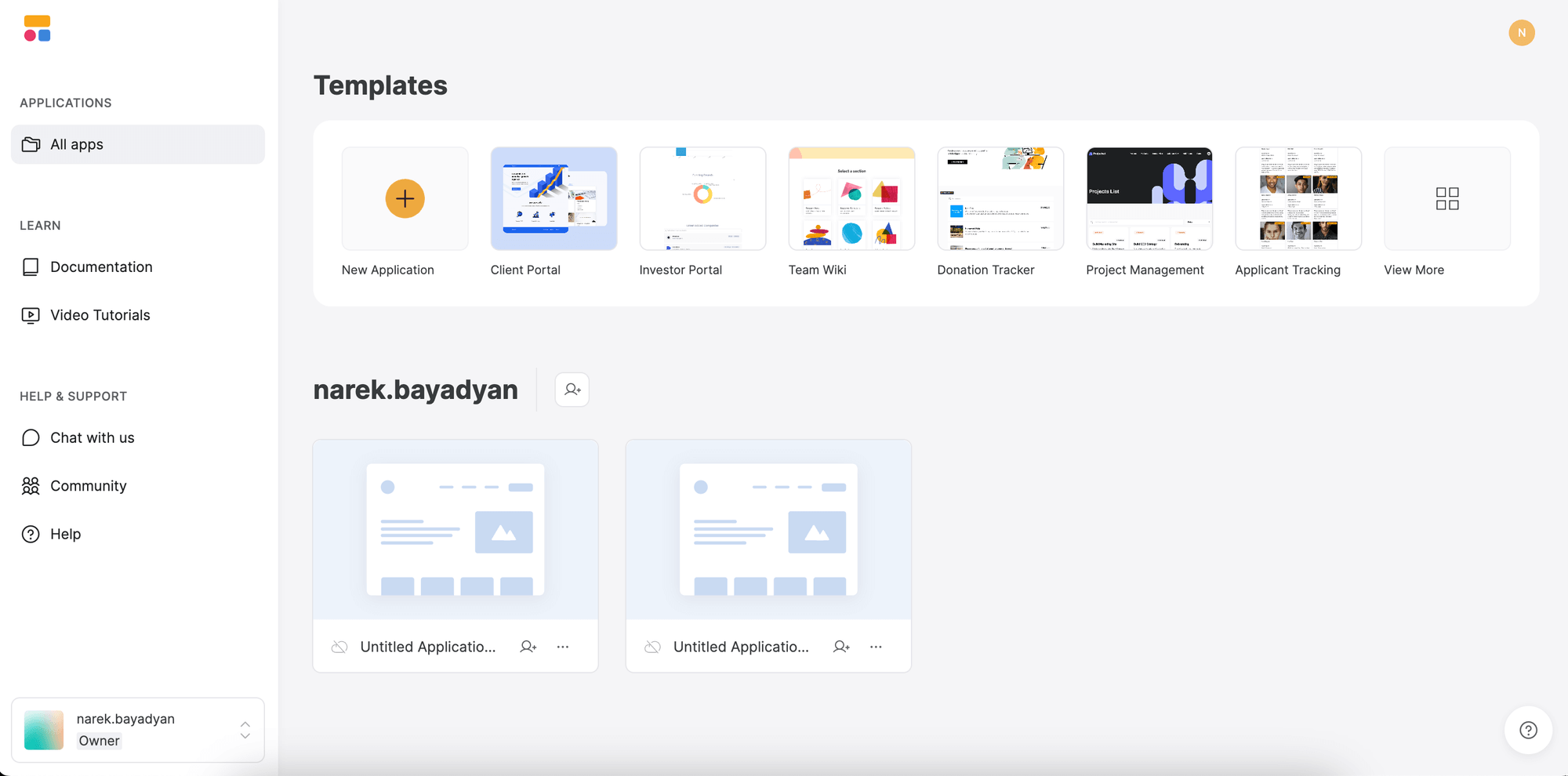 Softr Interface