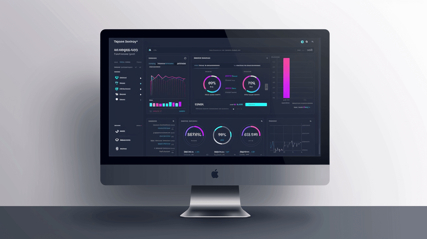 Example of web app interface
