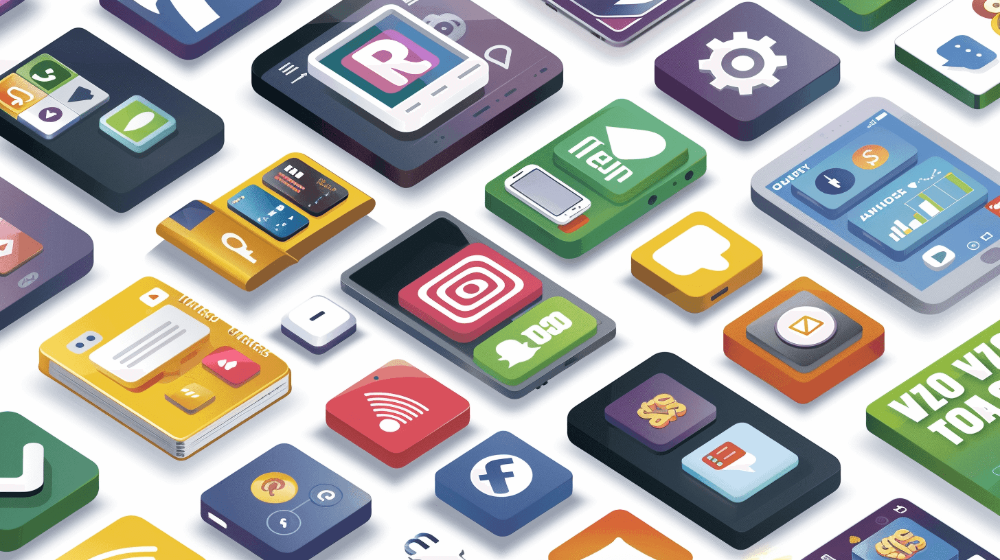 Illustration of different web apps