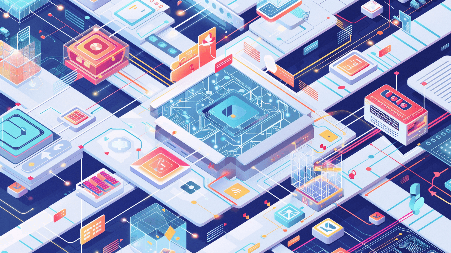 Illustration of building projects