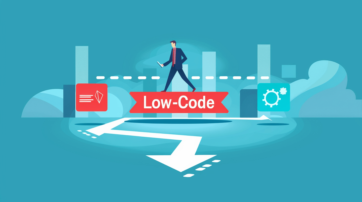 Illustration of low code