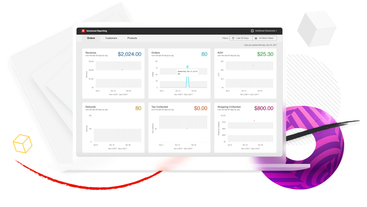 Adobe commerce interface