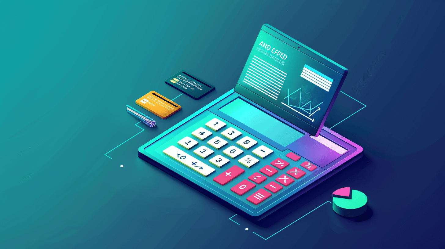 Illustration of a calculator