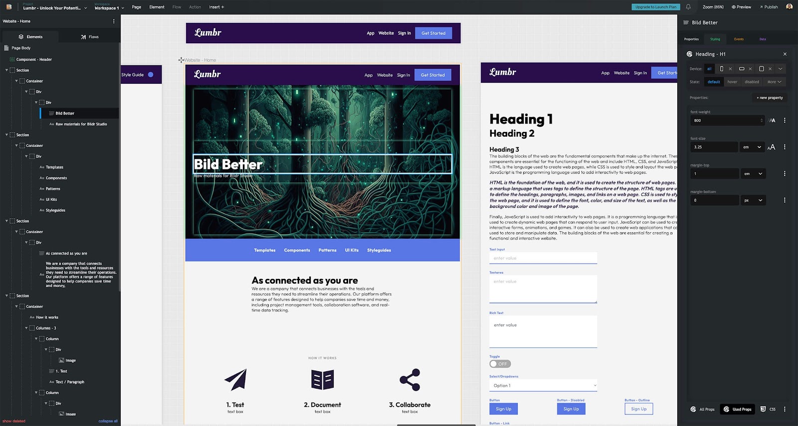 Bildr Interface