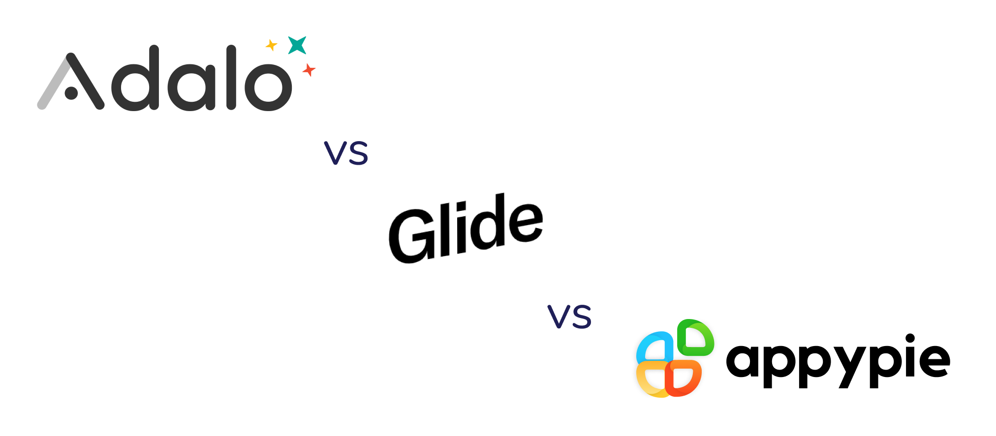 Adalo vs Glide vs Appypie