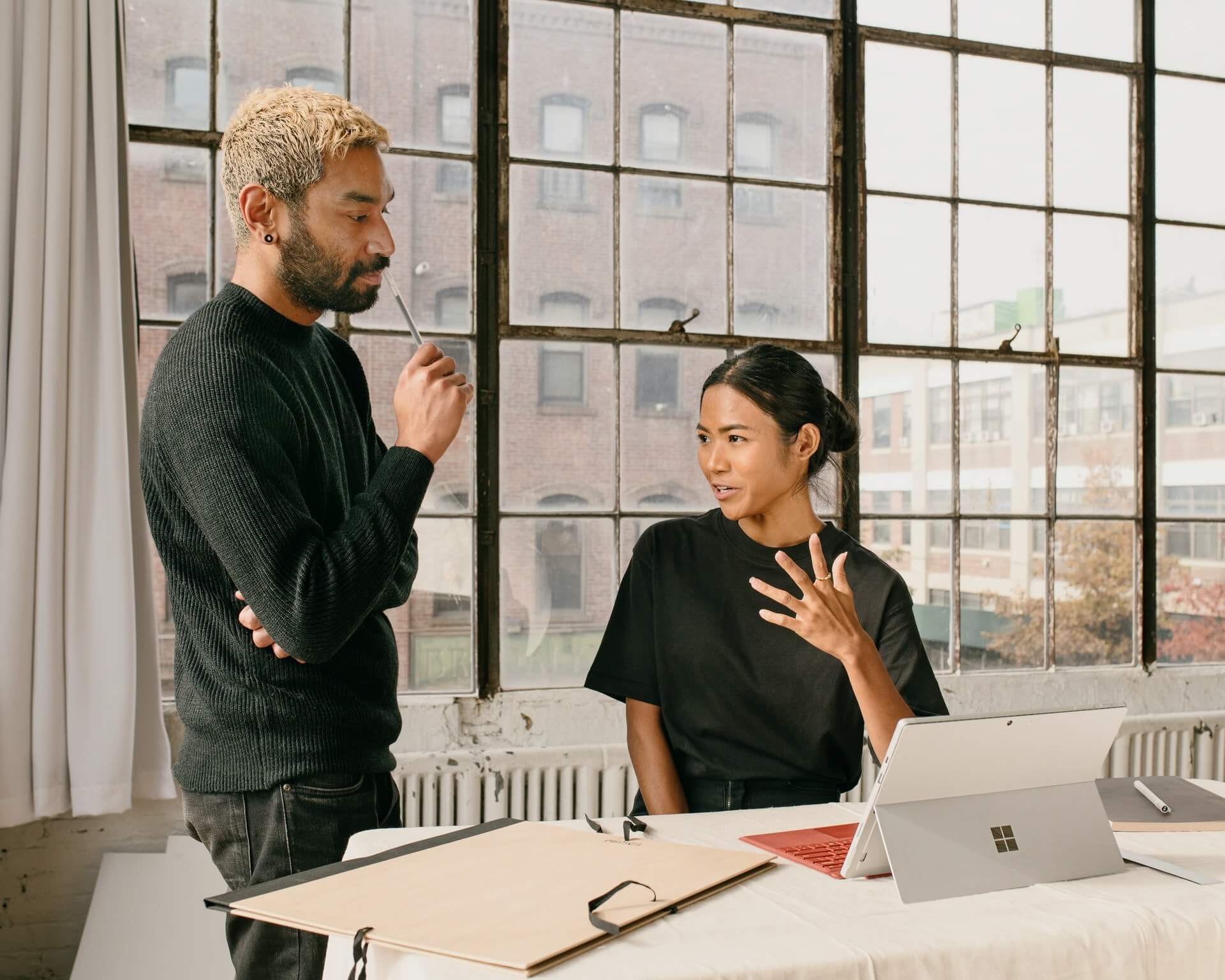 in-house software developers discussing software development
