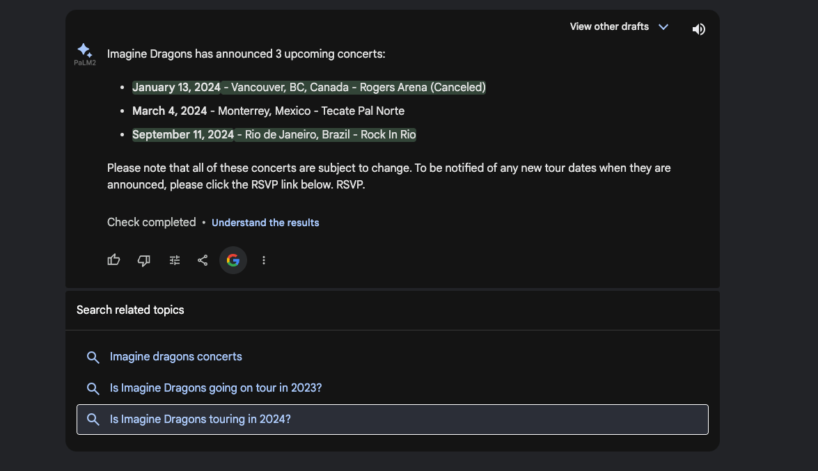 Bard User Interface