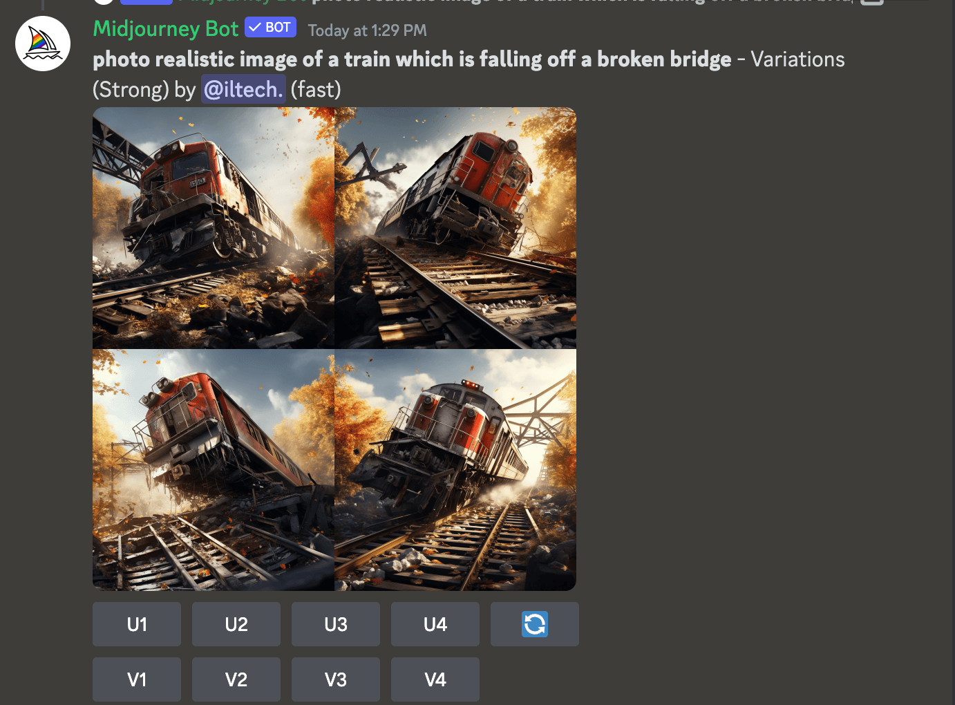 Generate content with Midjourney prompts