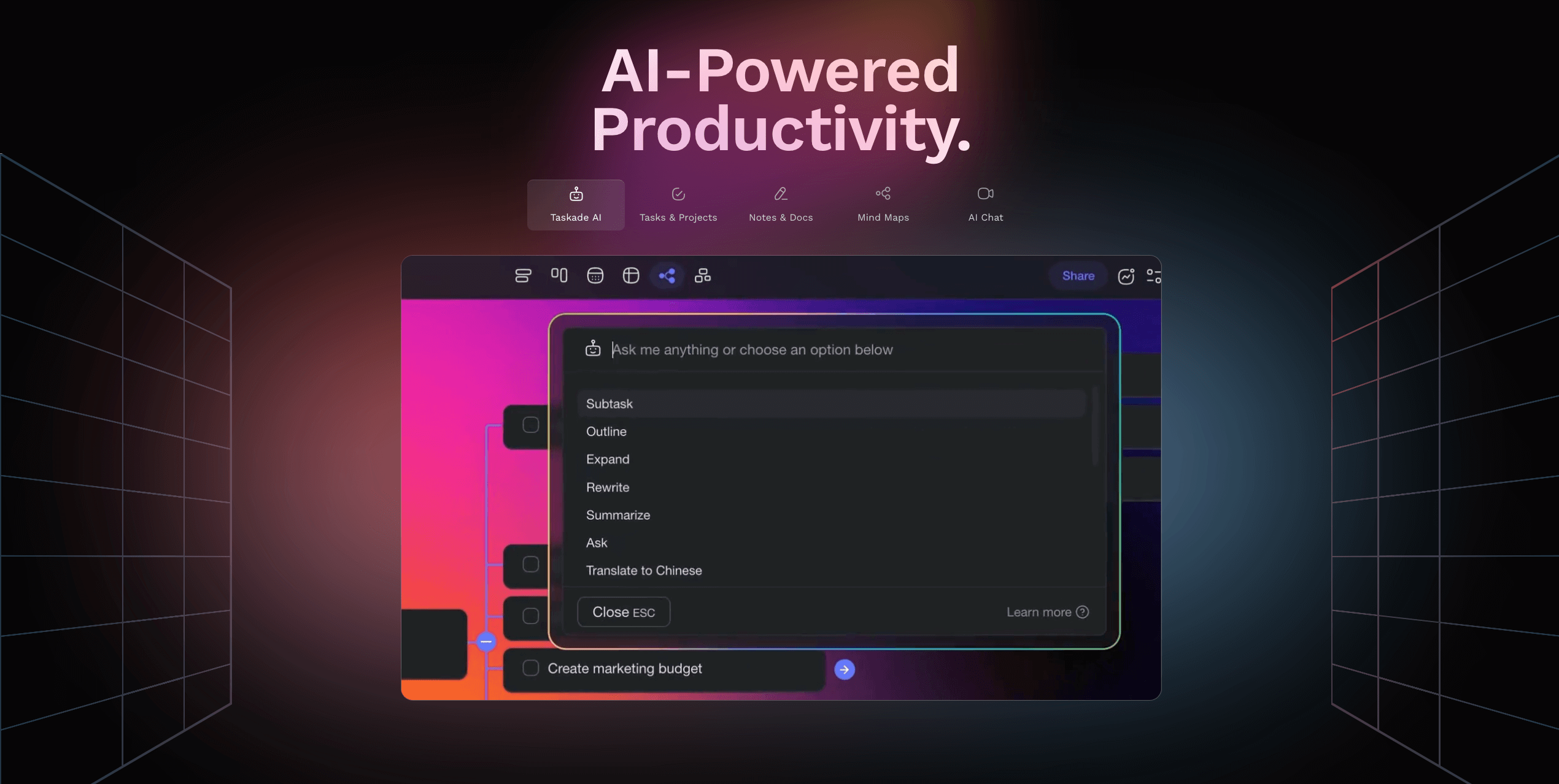 Best for repetitive Tasks: Tasked User Interface