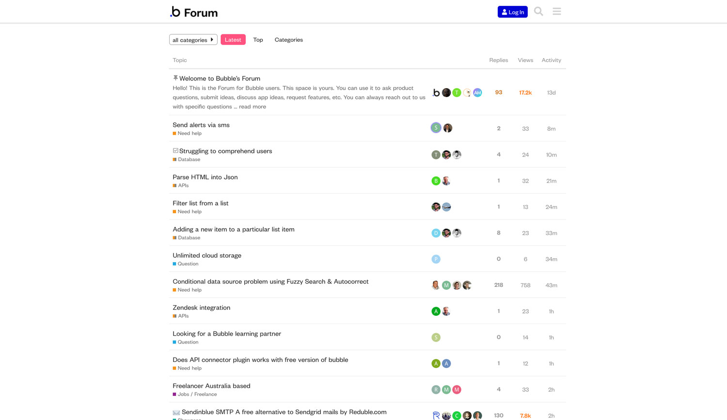 Bubble.io forum