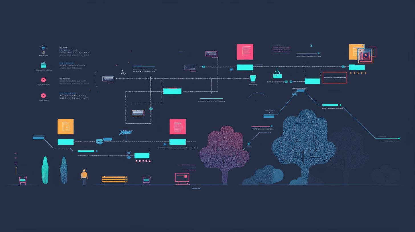 Project timeline illustration