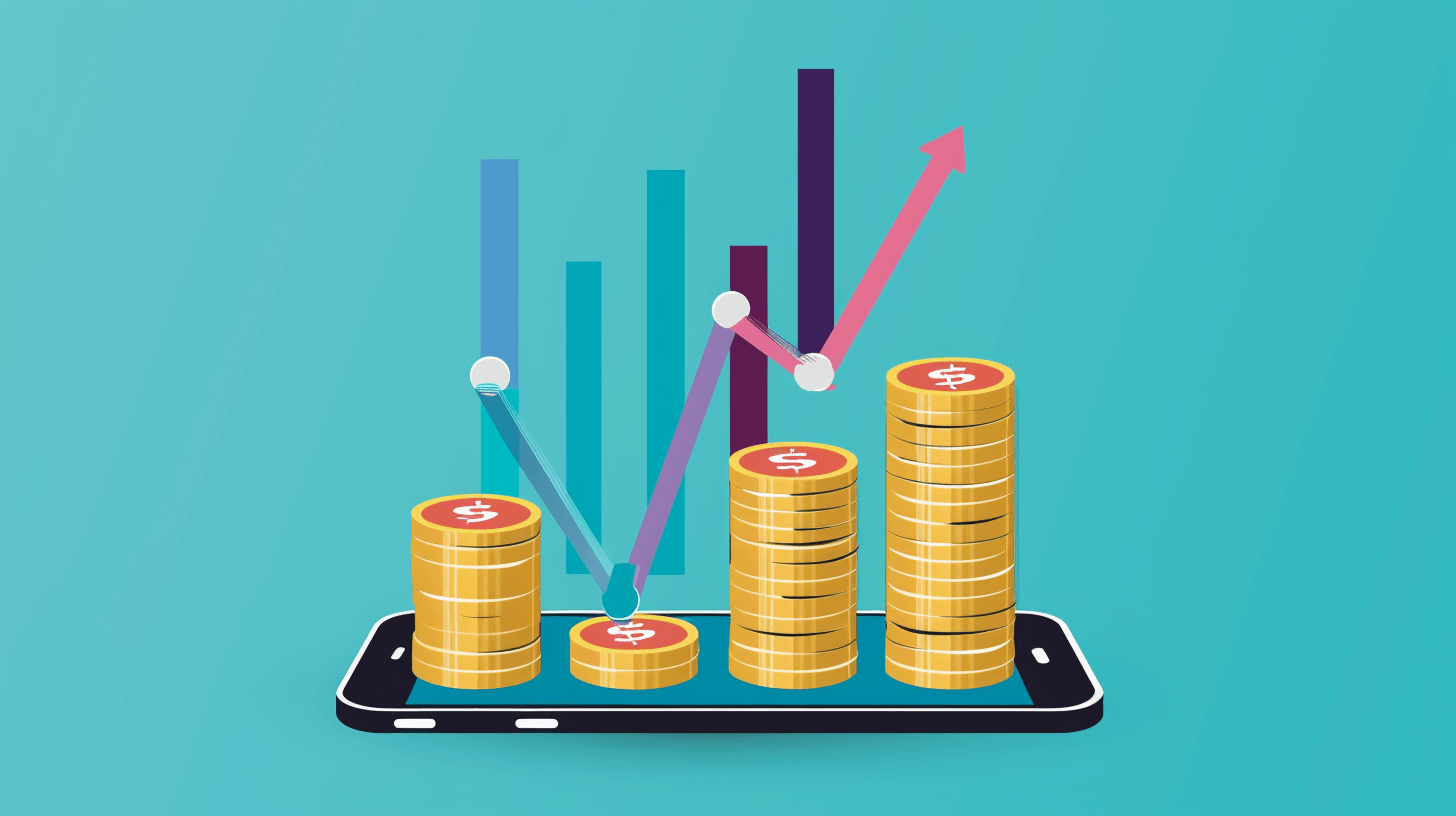 Money on a phone 