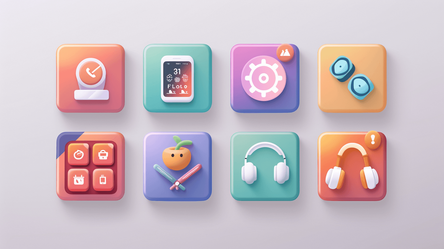 More fitness app icons