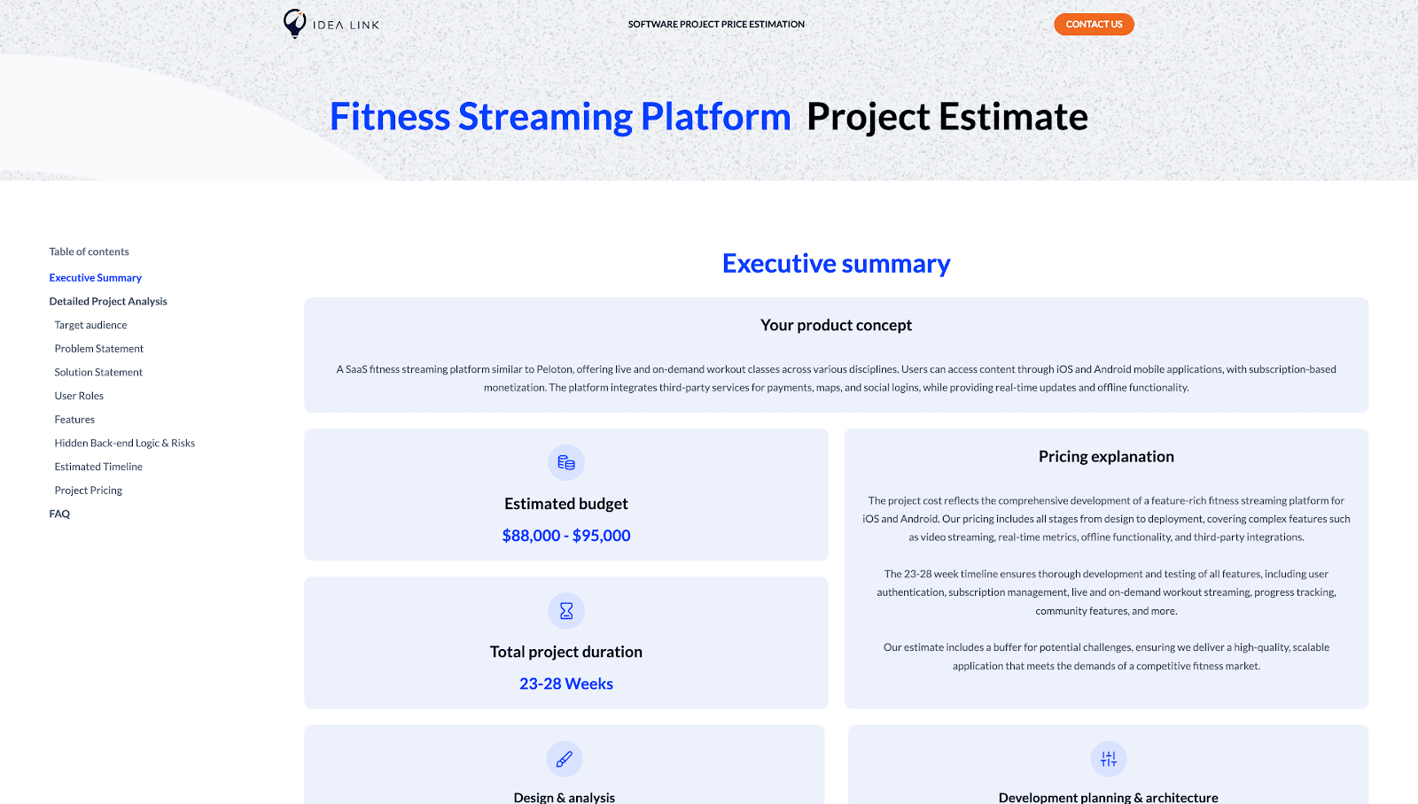 peloton estimate