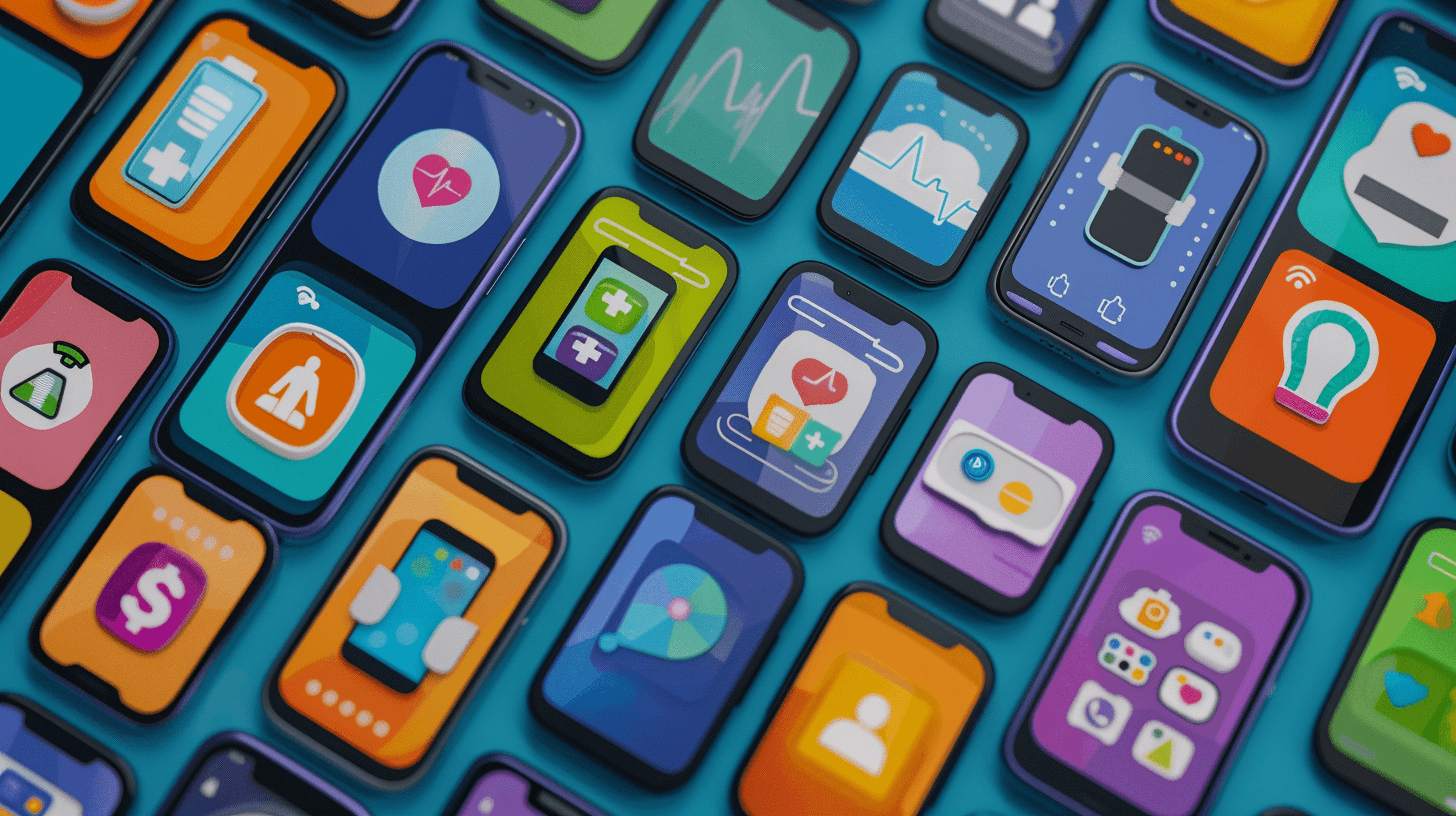 many healthcare app logos