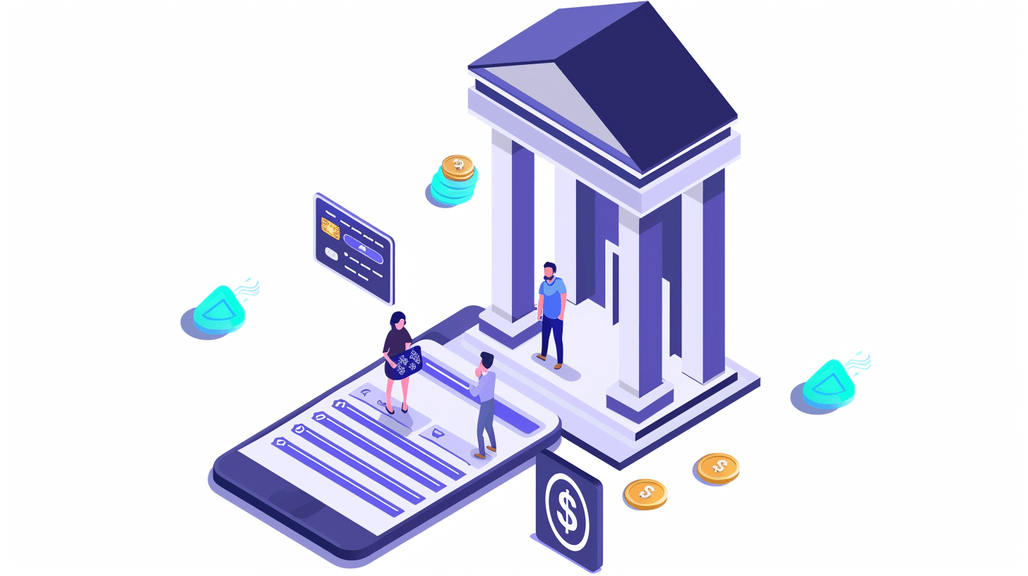 Illustration of a bank