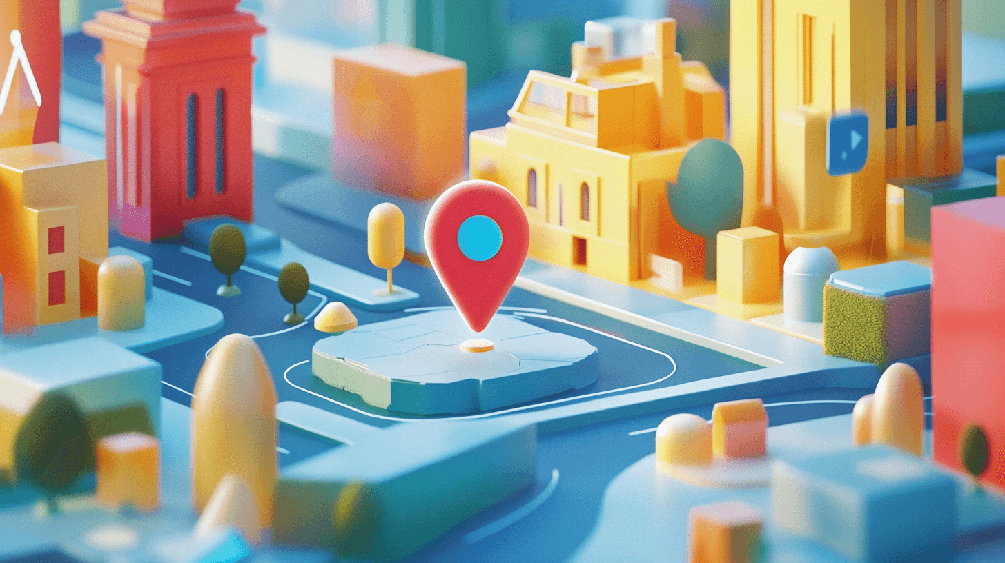Point on a map 