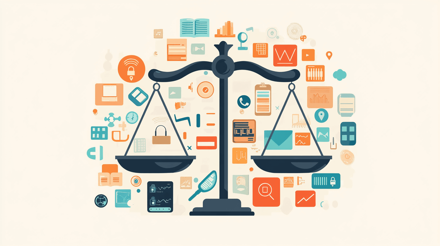 Scales of different apps