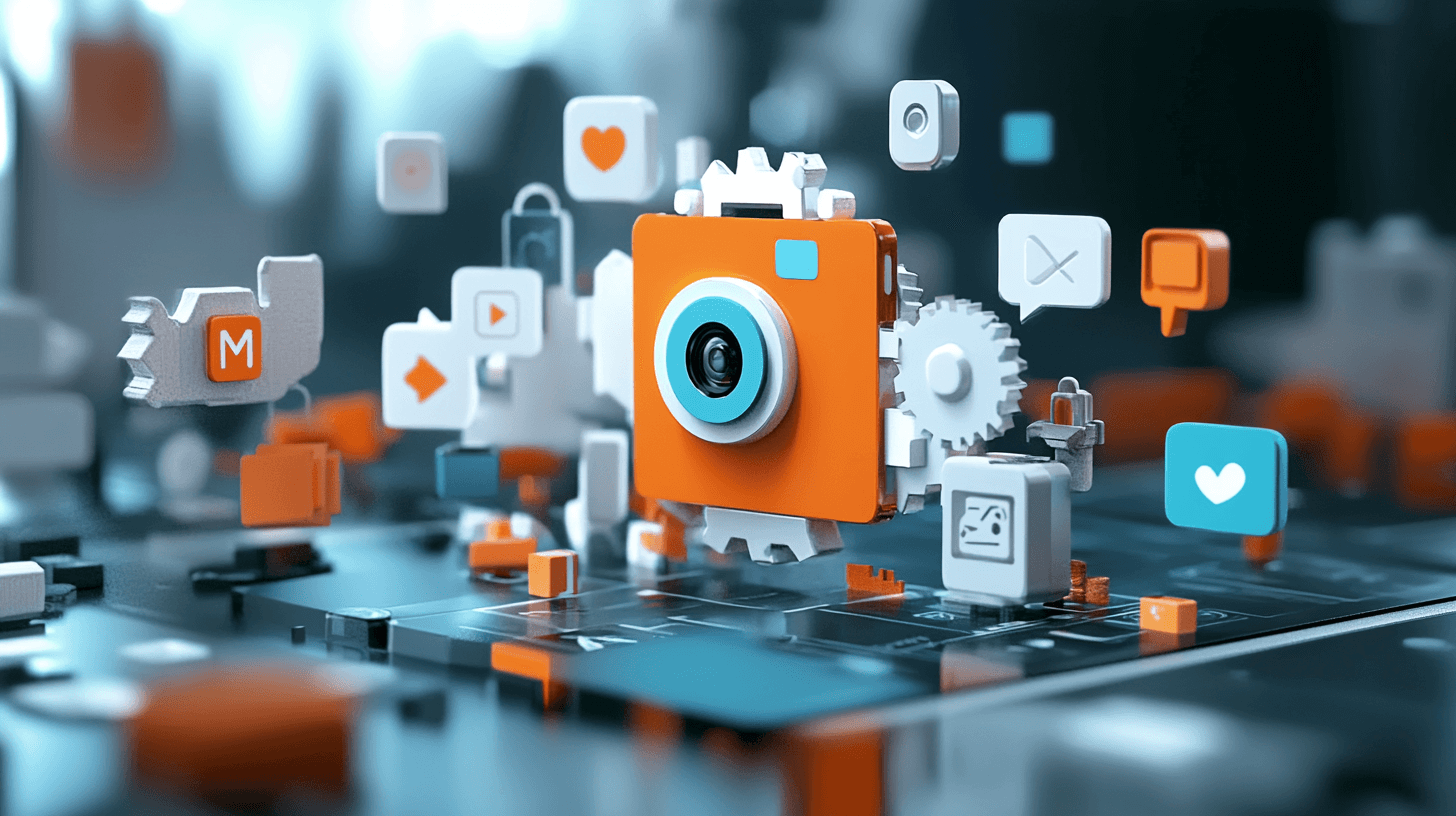 Digital camera and app icons