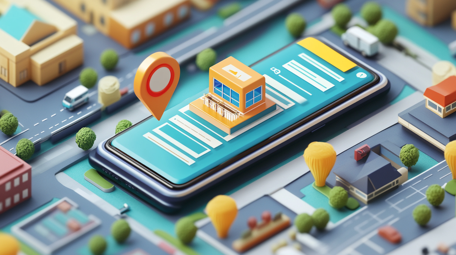 Location on a phone and a pin point