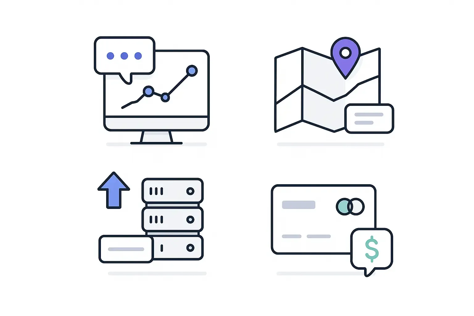 Minimal Notion-style schematic of taxi app hurdles: icons for data, maps, scalability, and payments, with annotation elements.